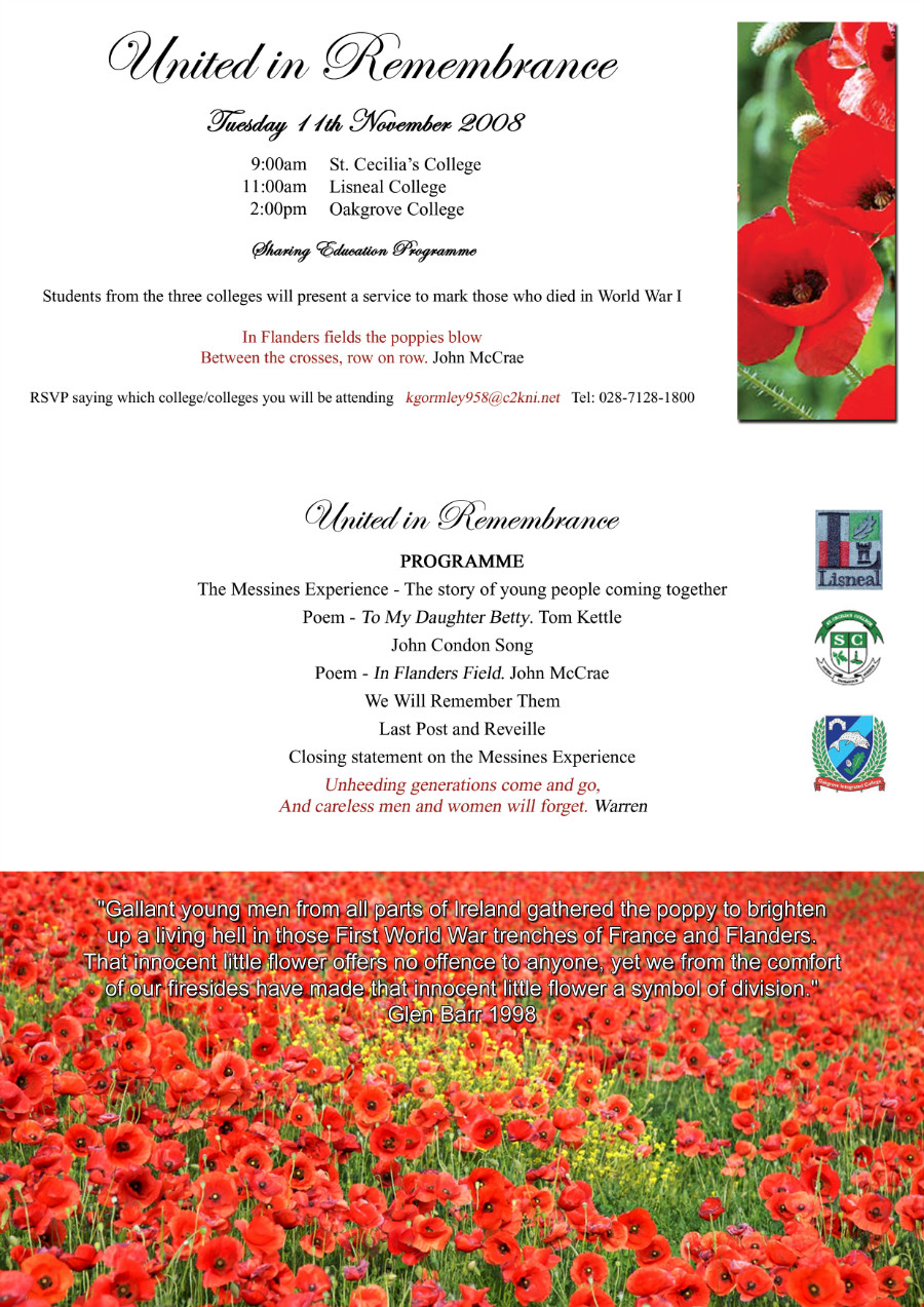 United in Rememberance United in Rememberance